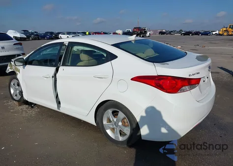 2013 Hyundai Elantra Gls from USA, damaged, VIN 5NPDH4AE7DH453018